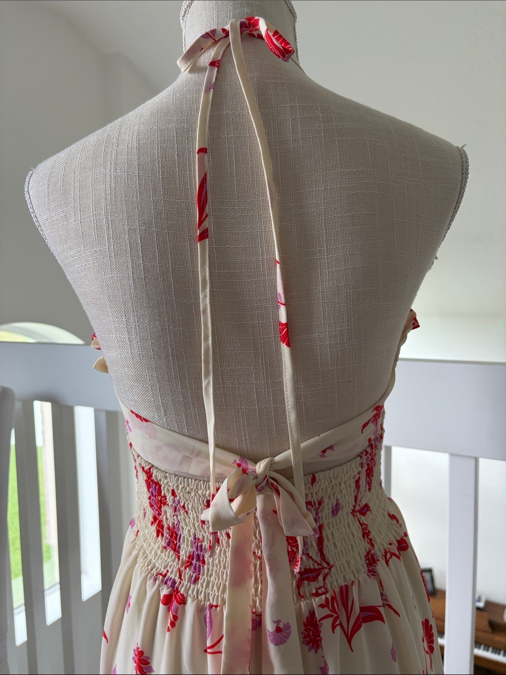 Chelsea & Violet Floral Halter Long Dress - Picture 5 of 10